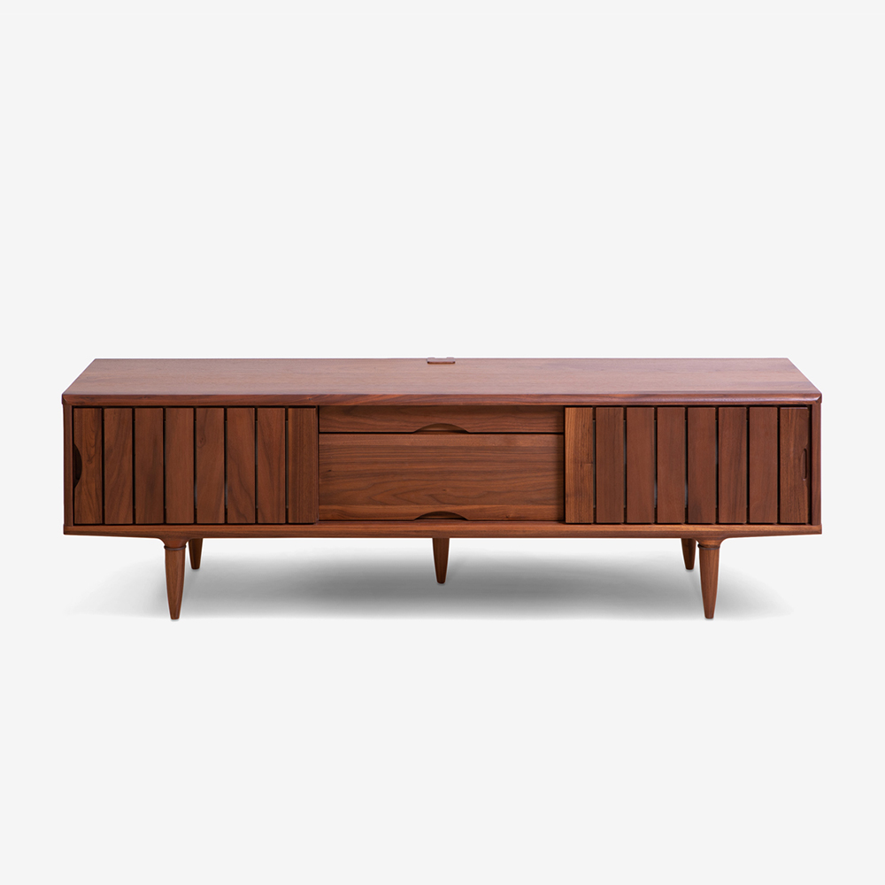 起立木工 テレビボード 「KISSUI(キッスイ)」 ウォールナット材 全2