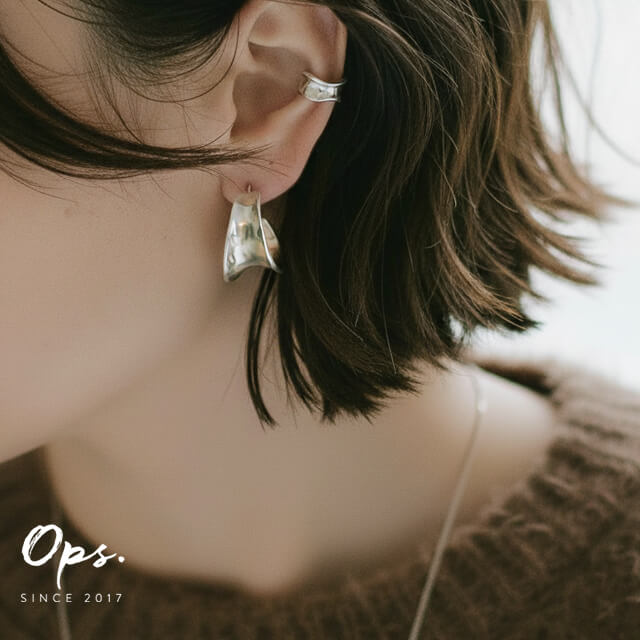 楽天市場】【雑誌掲載アイテム】 ピアス フープ カジュアル シルバー