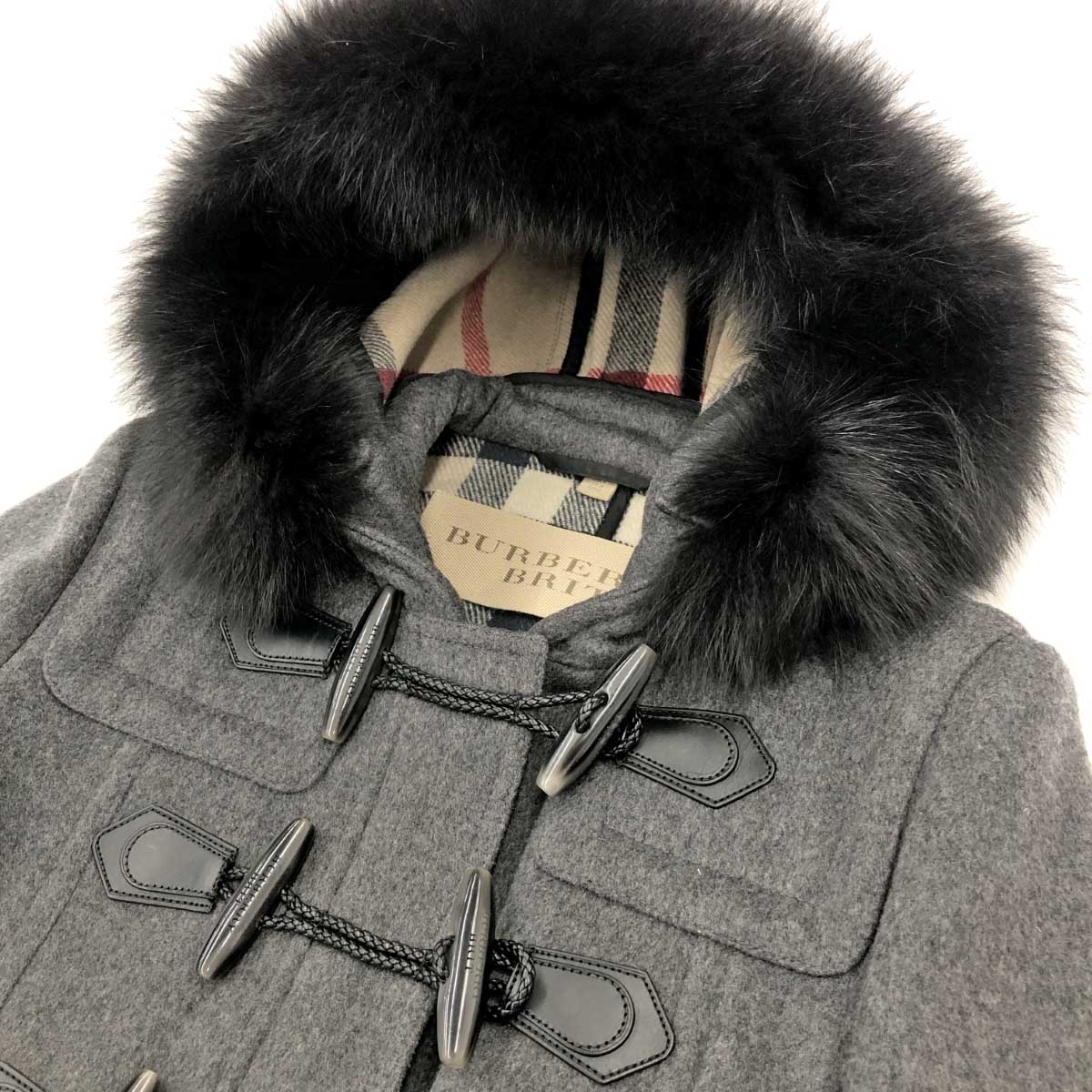 楽天市場】Burberry Brit バーバリーブリット ダッフルコート 美品