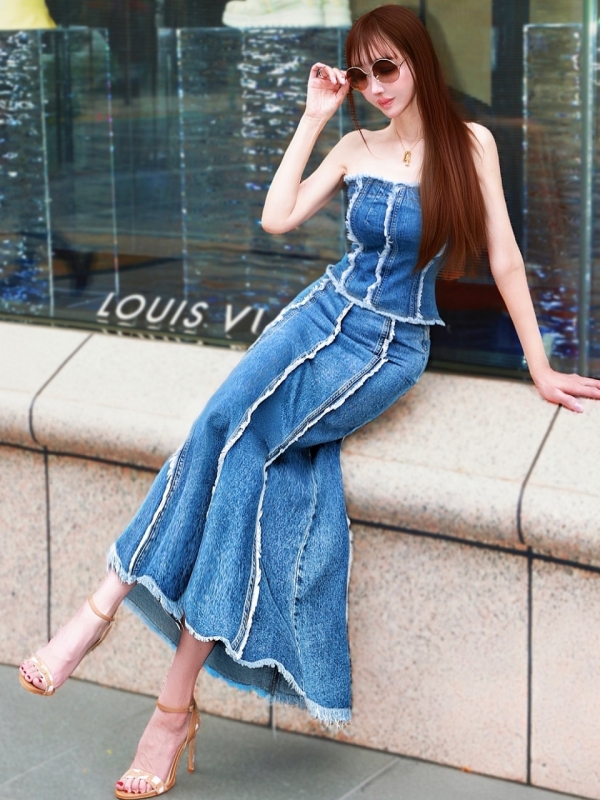 CLASSフリンジデニムセットアップ | miimi online store