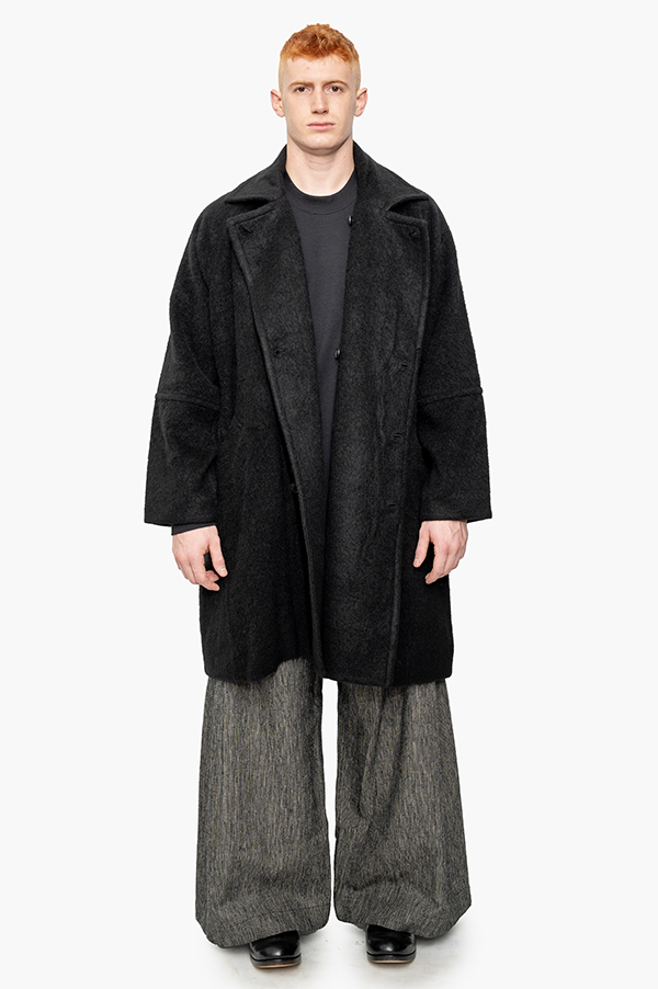 JAN-JAN VAN ESSCHE OVERSIZED DOUBLE BREASTED CAR COAT – SUUS