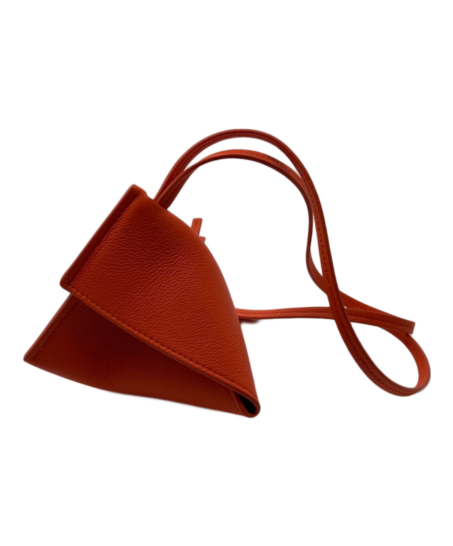 中古・古着通販】LOEWE (ロエベ) パズルフォルド チャーム オレンジ