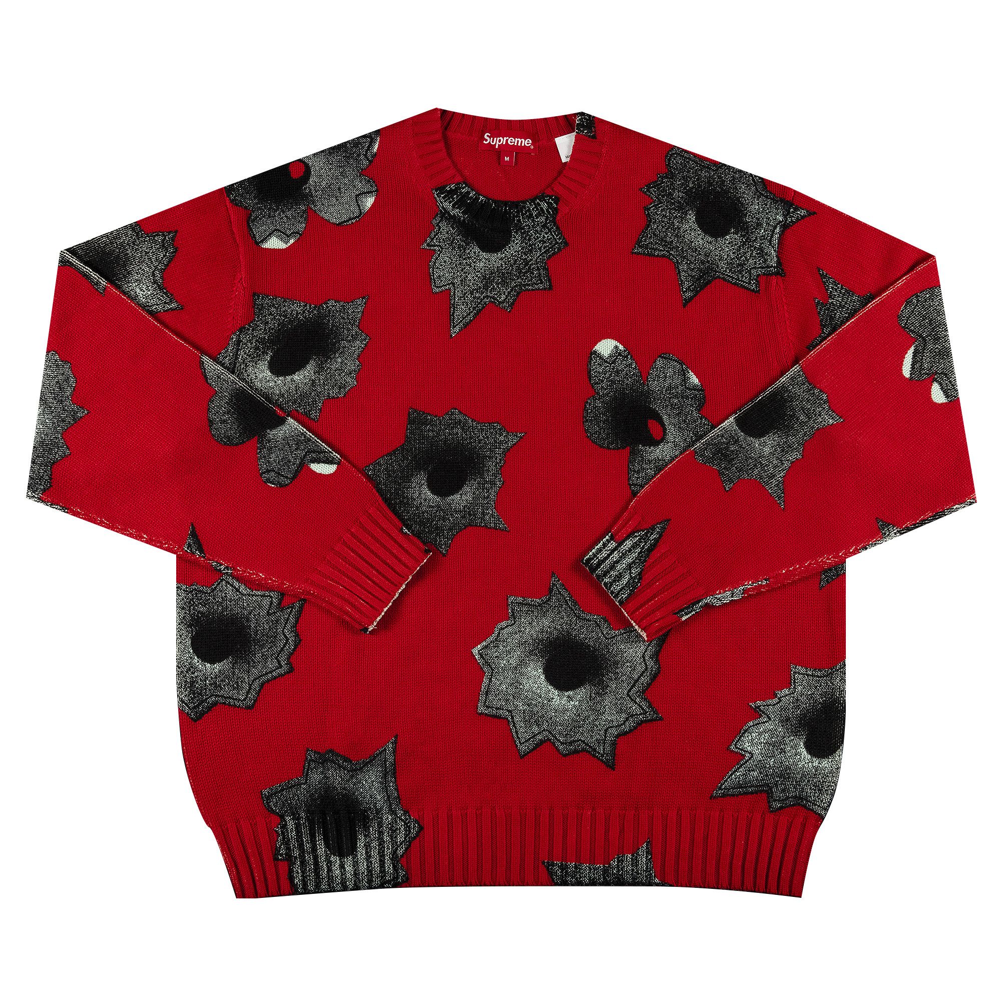 Buy Supreme x Nate Lowman Sweater 'Red' - SS22SK14 RED | GOAT NL