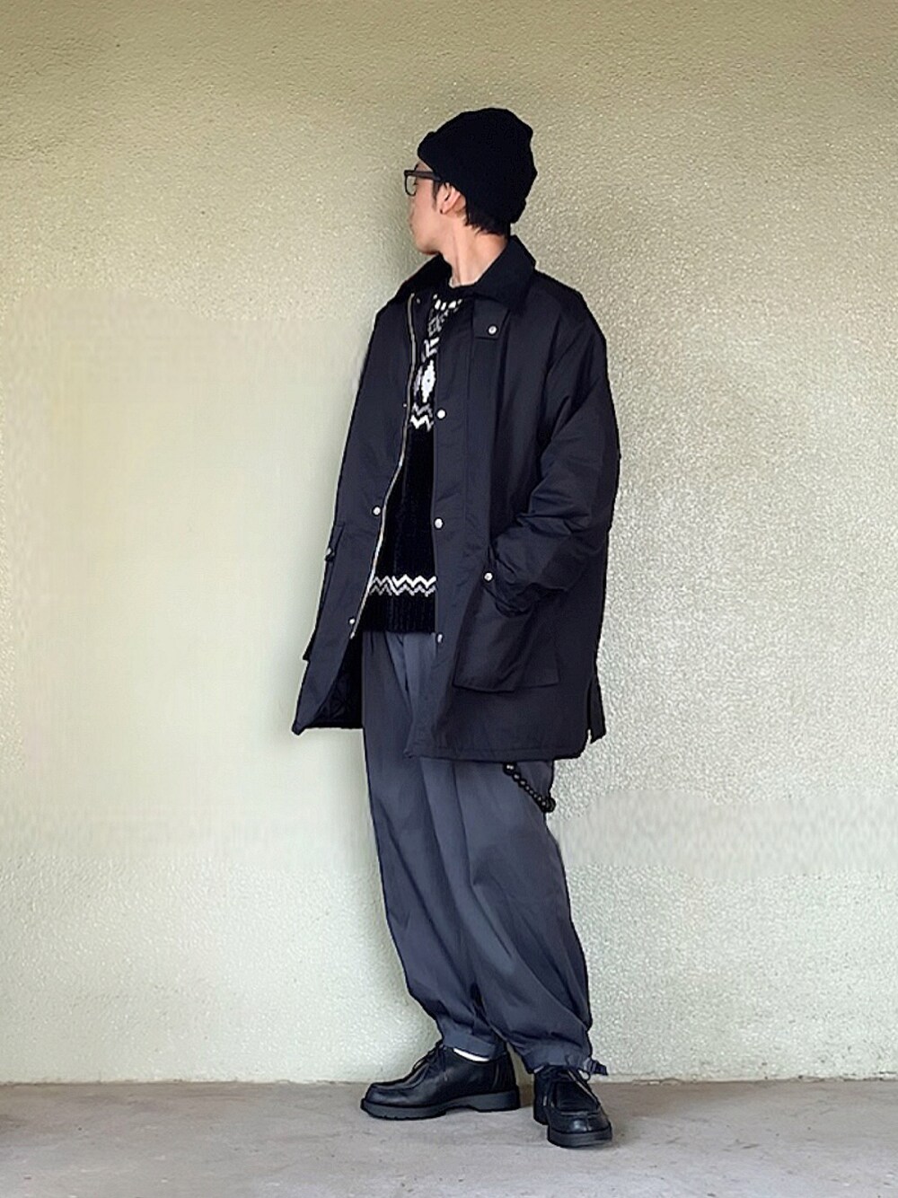 希少】寅壱×フリークスストア ニッカズボン ブラック L 寅壱×FREAK'S