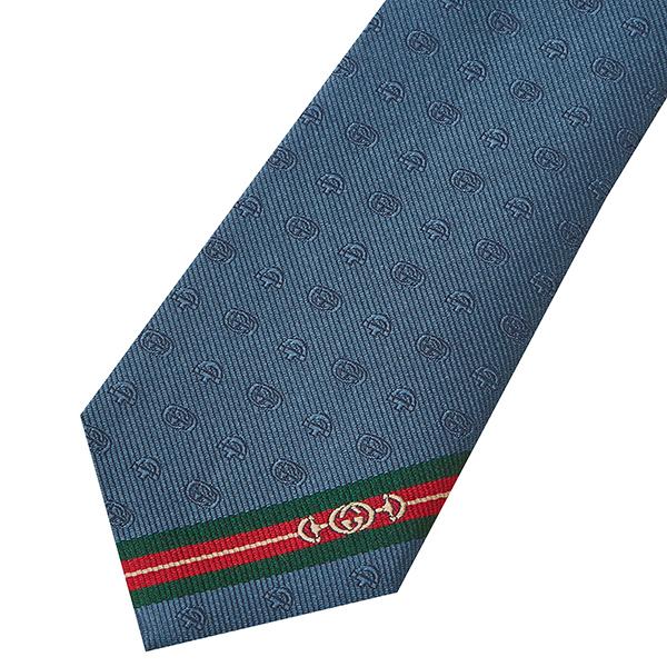 GUCCI（グッチ） 並行輸入 ネクタイ ダブルG ＆ホースビット 624057
