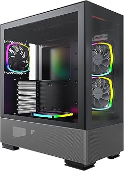 Amazon.com: Montech Sky Two, Dual Tempered Glass, 4X PWM ARGB Fans