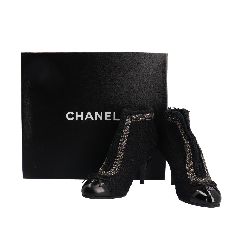 CHANEL シャネル ブーツ パテントレザー レディース 中古 – 【公式