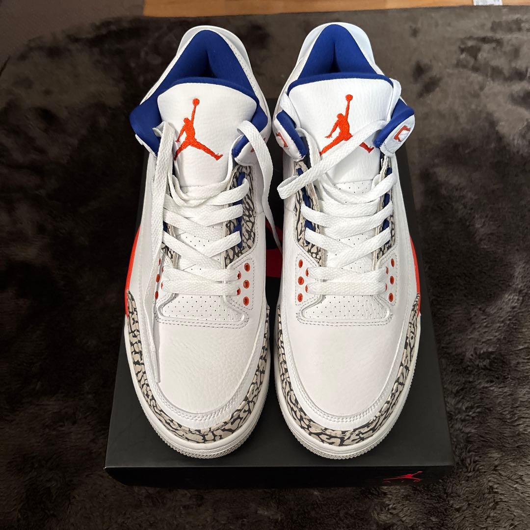 エアジョーダン3 ホワイト/オレンジ/ブルー KNICKS