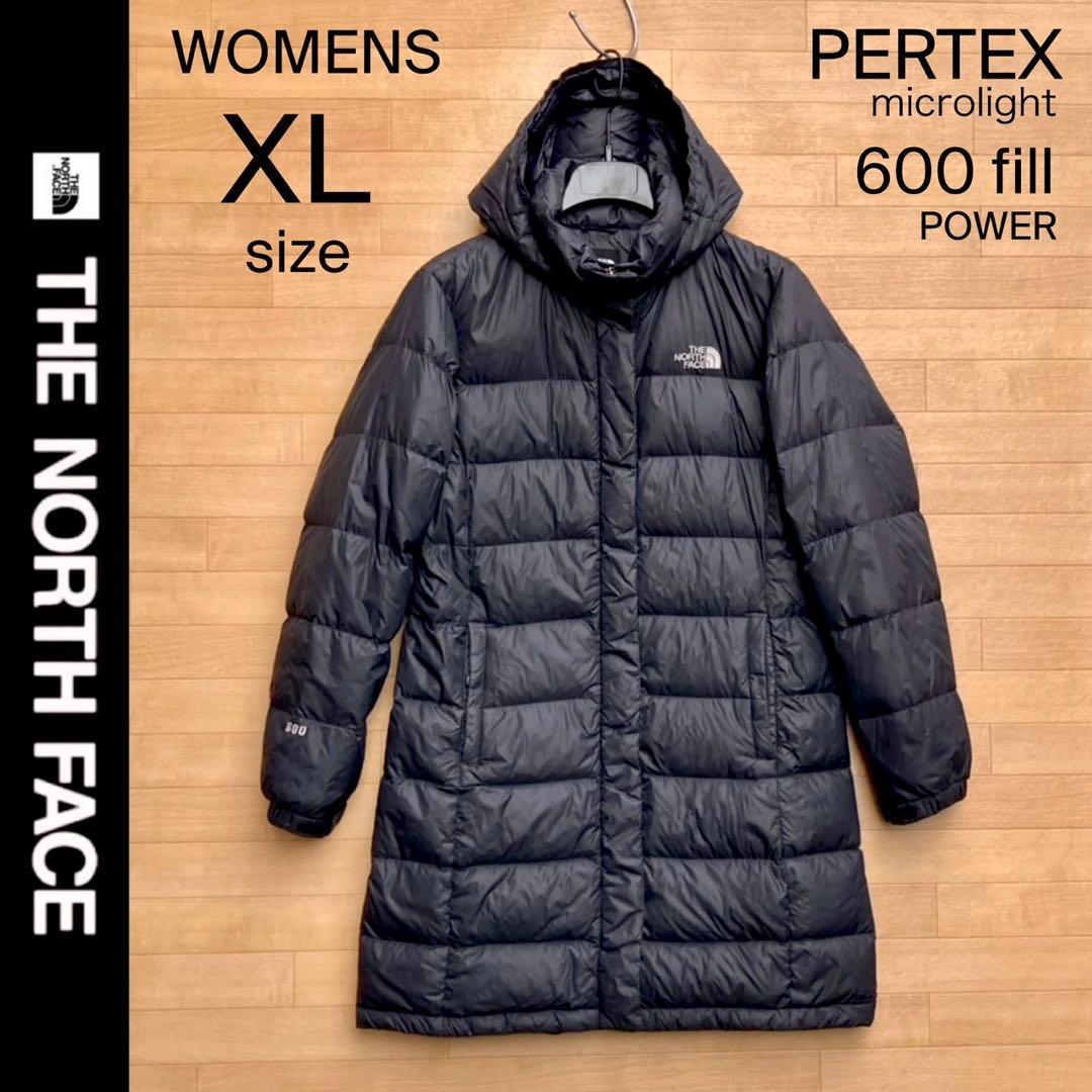 XL ザ ノースフェイス ダウンコート 黒 ダウン ロング ダウン