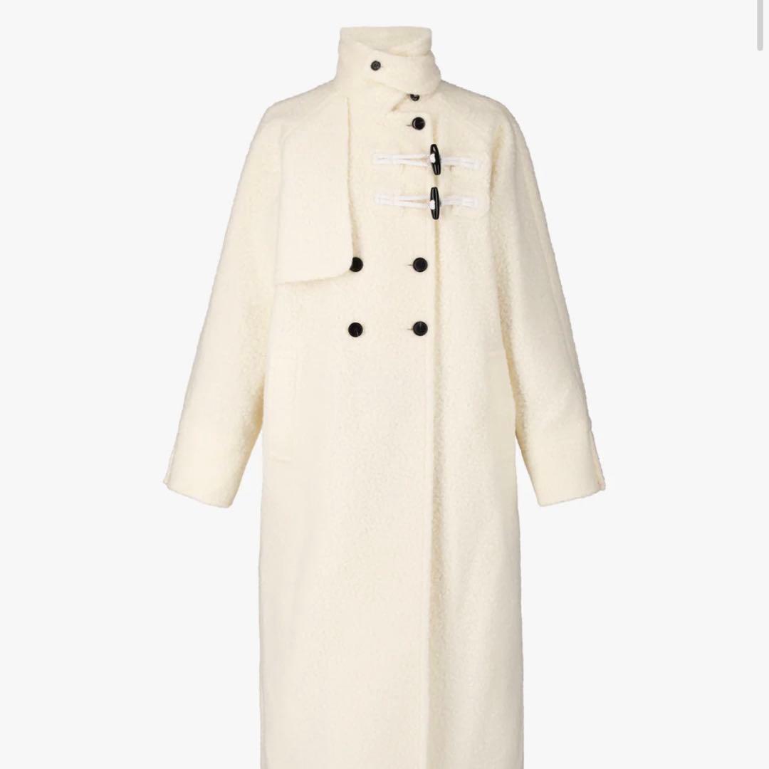 Bibiy. MANON DUFFLE COAT アイボリー BIBIY. MADE | MANON DUFFLE COAT WHITE｜Bibiy.