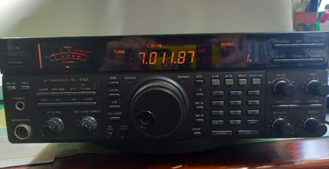 ICOM IC-732 100w JARD保証付き Yahoo!オークション -「ic-732」(トランシーバー) (アマチュア無線)の