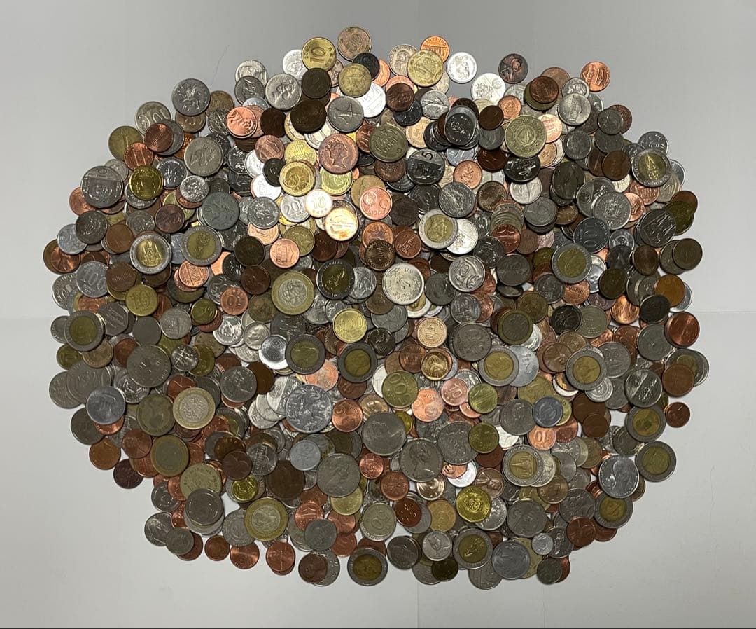 古銭　外国の硬貨　世界の　大量　4100g以上　詳細は分かりません 古銭・コイン（世界・外国） – 野崎コイン