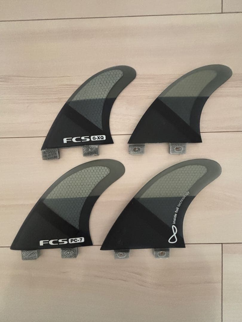 FCS PC-7&G-XQ クワッドフィンセット FCS PC-7&G-XQ クワッドフィンセット FCS G-XQ Quad Rear Fin Set