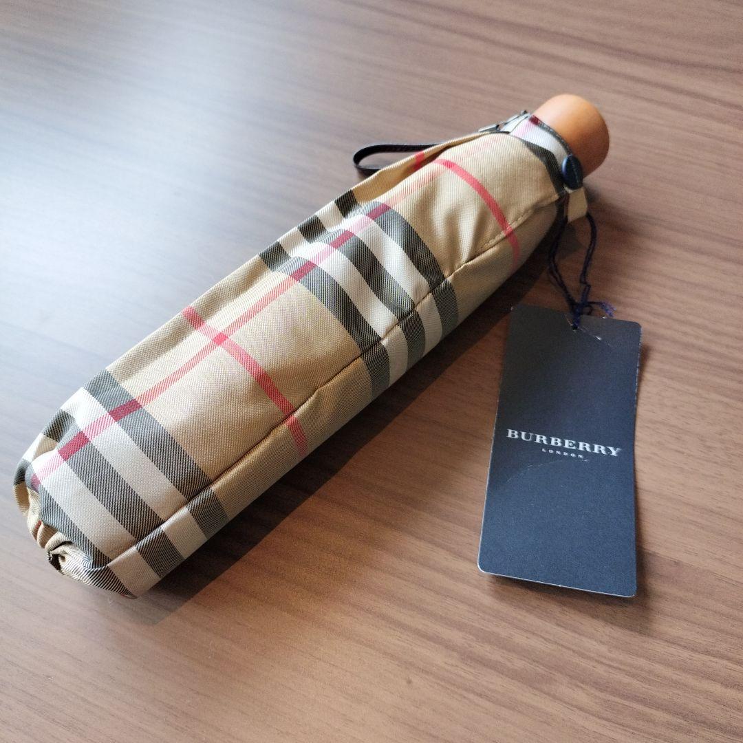 未使用品！　BURBERRY　折りたたみ式傘 BURBERRY (バーバリー) 折りたたみ傘｜トレファクONLINE