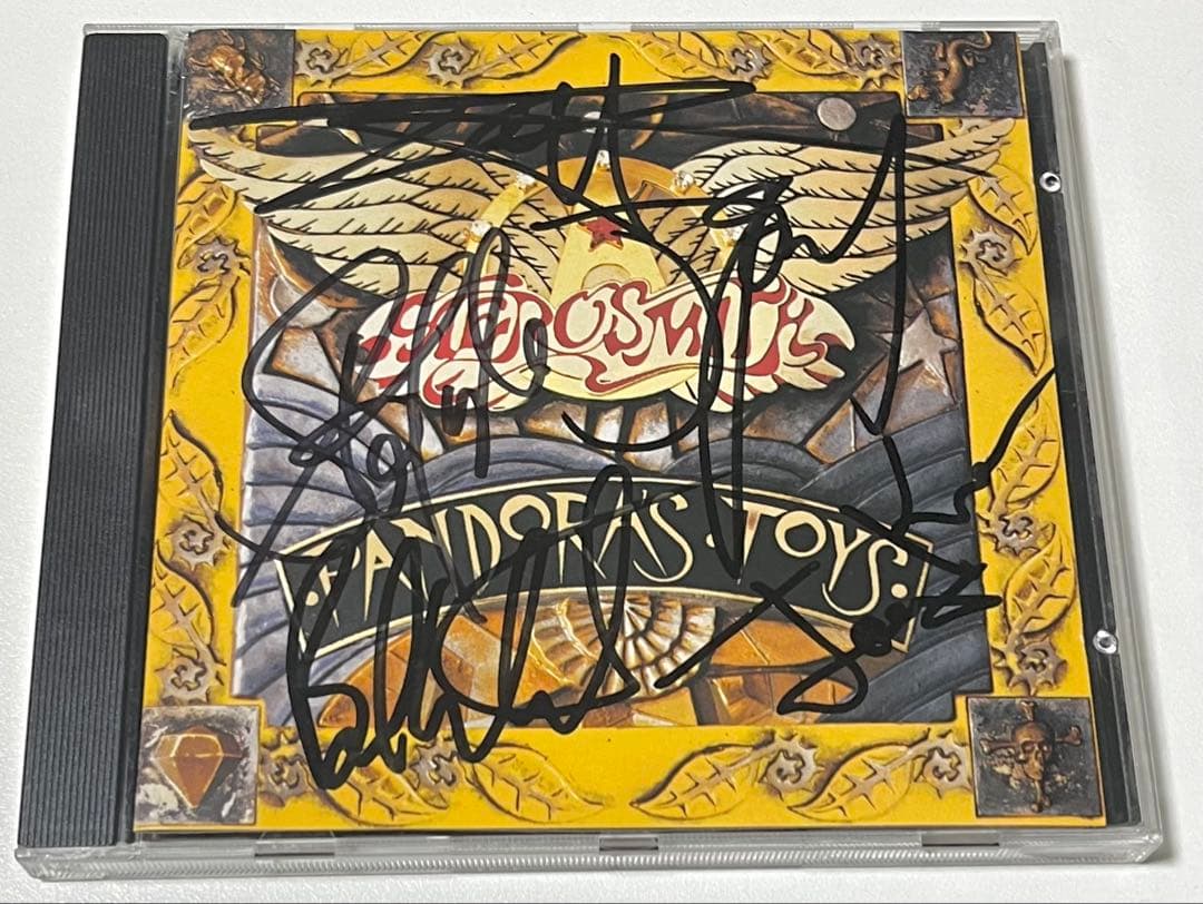 Aerosmith Pandora's Box サイン入りCD Pandora's Box - Aerosmith - Álbum - VAGALUME
