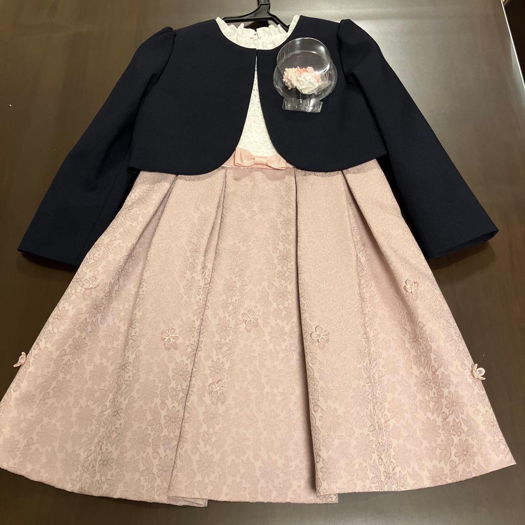 waltz by BEAMS DESIGN セレモニースーツ　120 waltz by BEAMS DESIGN ライトネイビーロングパンツスーツ キッズ