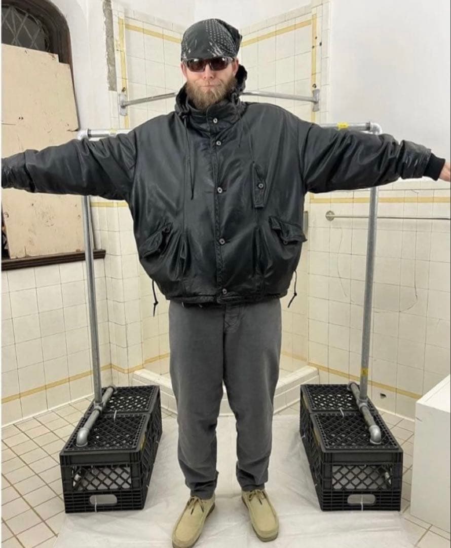 マリテフランソワジルボー レザー フーディー ブルゾン 80s - メルカリ