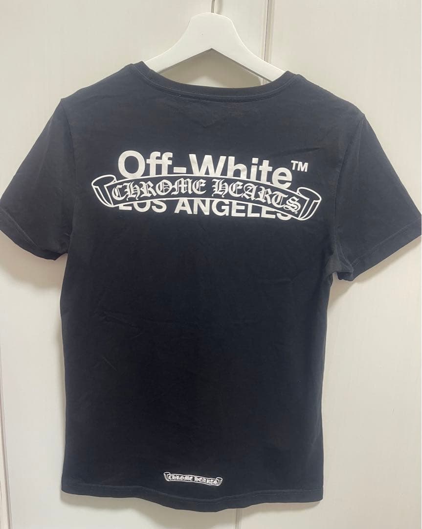 トップス Chromehearts off-white CHROME HEARTS（クロムハーツ） OFF-WHITE LOS ANGELES T-SHIRT BLACK