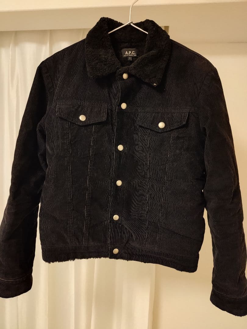 A.P.C フランス製 ムートンボア　コーデュロイブルゾン 　ダークウェア A.P.C.＞ムートンライク ブルゾン