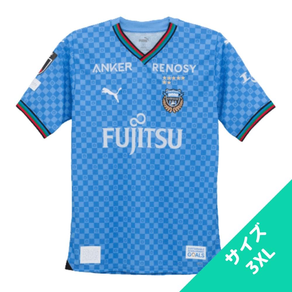 川崎フロンターレ 2024 ユニフォーム（ホーム）サイズ 3XL PUMA 川崎フロンターレ 2024 ユニフォーム ホーム 半袖 778827 11 代表