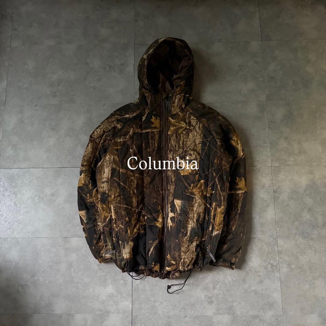 【超希少❗️】極美品✨columbia ダウン　カモ柄　リアルツリー　L Columbia