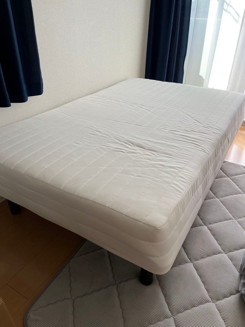 【Siro】【無印良品】マットレス 高密度ポケットコイルセミダブル脚付き Amazon｜無印良品 脚付マットレス 高密度ポケットコイル セミダブル