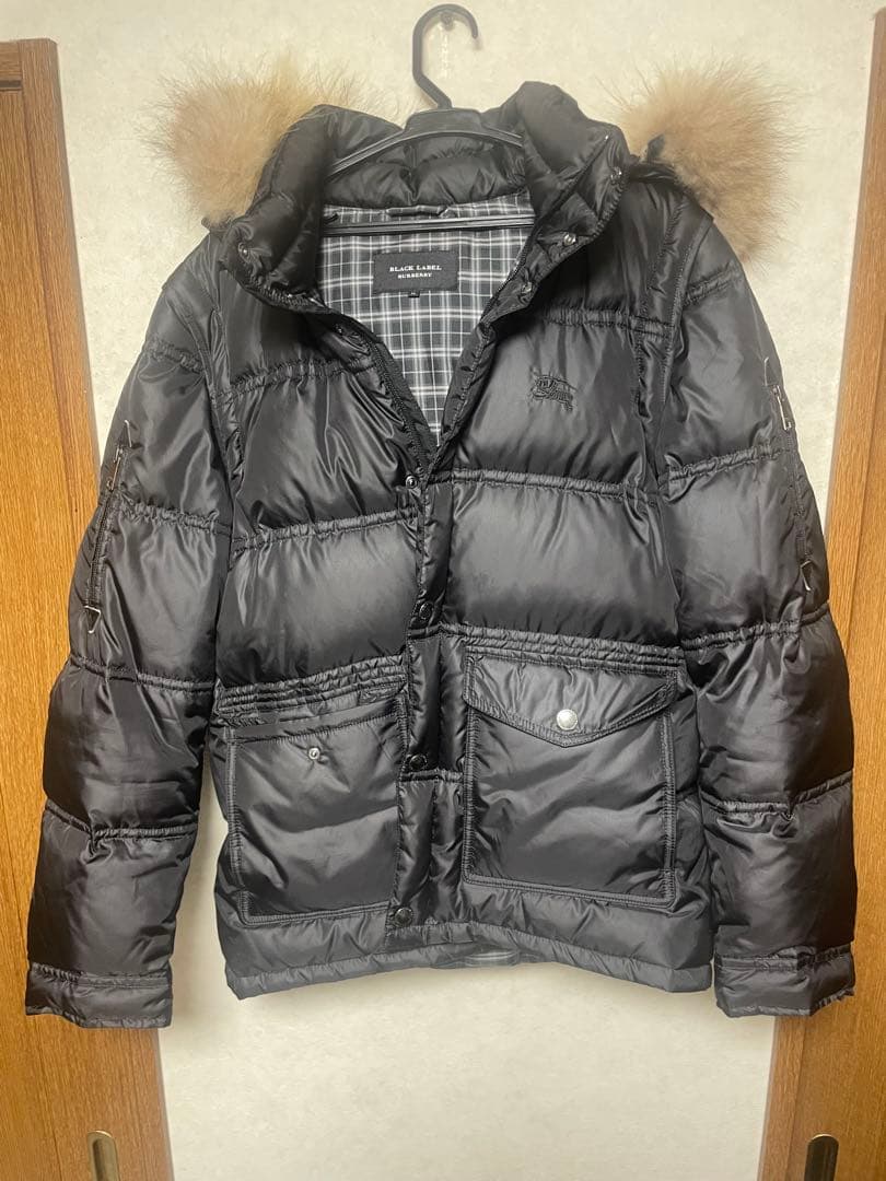 BURBERRY BLACK LABEL ダウンジャケット LＬサイズ BURBERRY BLACK LABEL（バーバリーブラックレーベル） メンズ ダウン