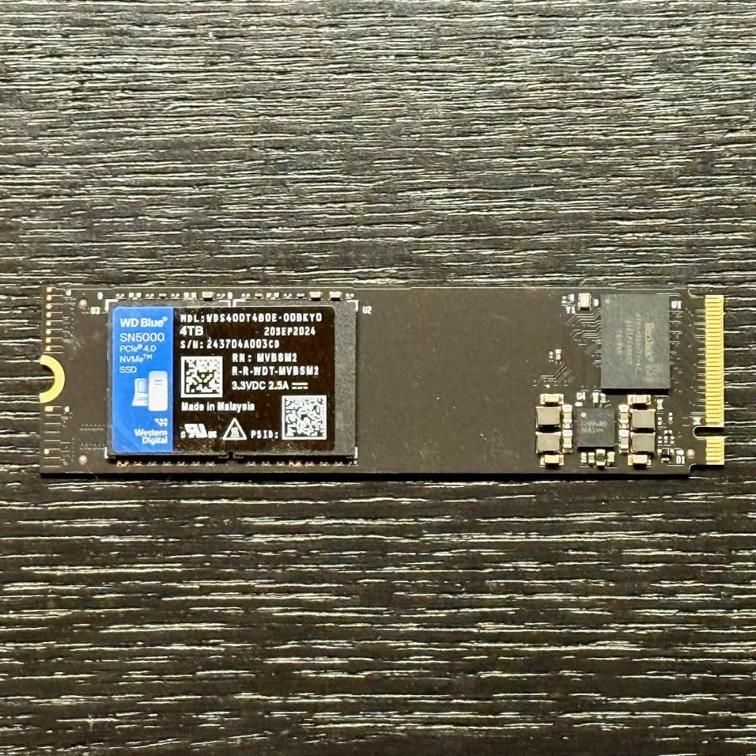 内蔵型SSD WD Blue SN5000 NVMe 4TB M.2 SSD Amazon.com: Western Digital 4TB WD Blue SN5000 NVMe Internal Solid