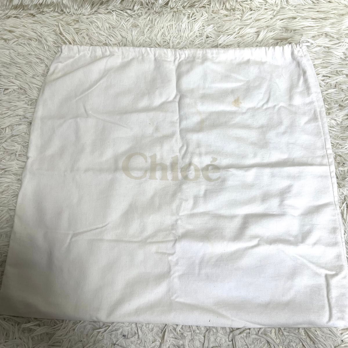 良品】Chloe クロエ パディントン ハンドバッグ 白 南京錠 肩掛け