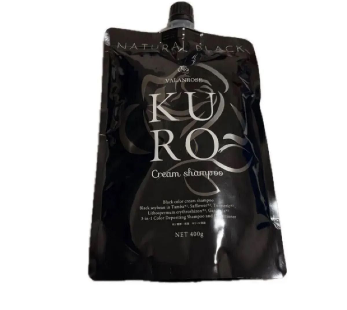 バランローズ KURO クリームシャンプー ナチュラルブラック 白髪染め 1