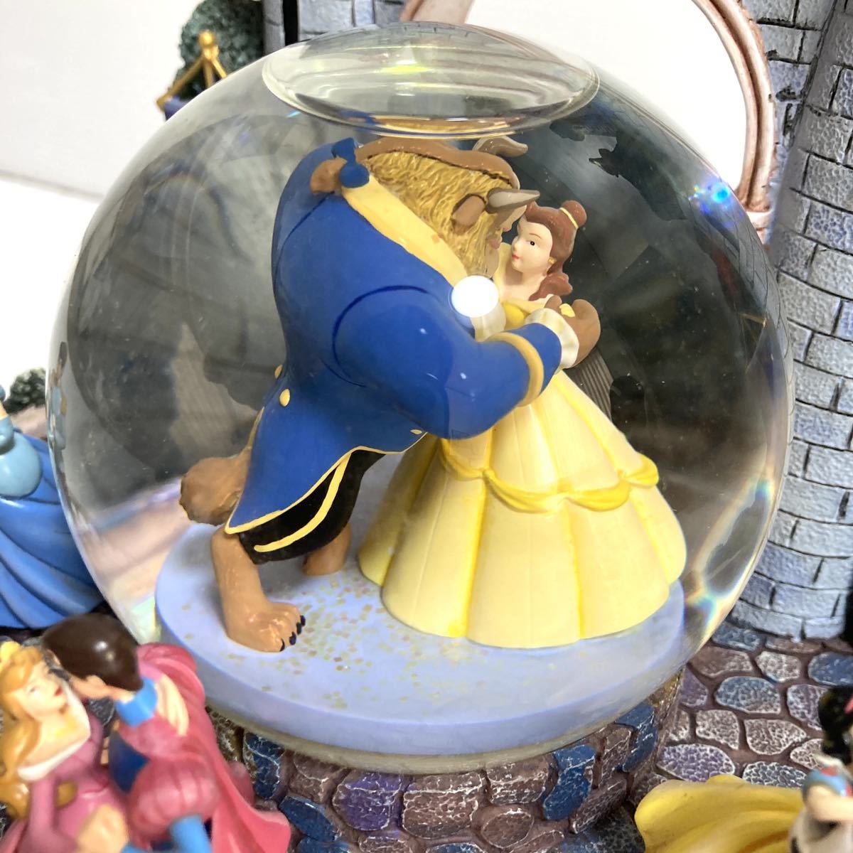 送料無料 ディズニー プリンセス オルゴール スノードーム スノー