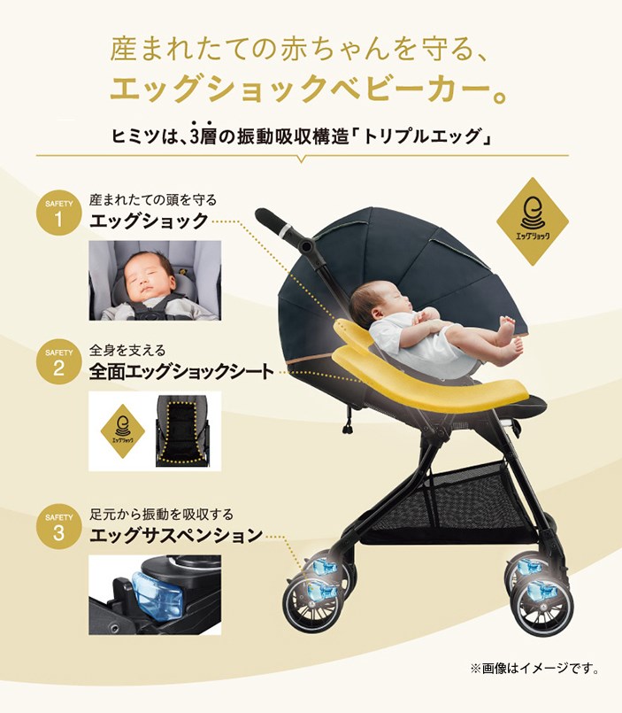 スゴカルα 4キャス compact エッグショック HU ダイヤモンドグレー