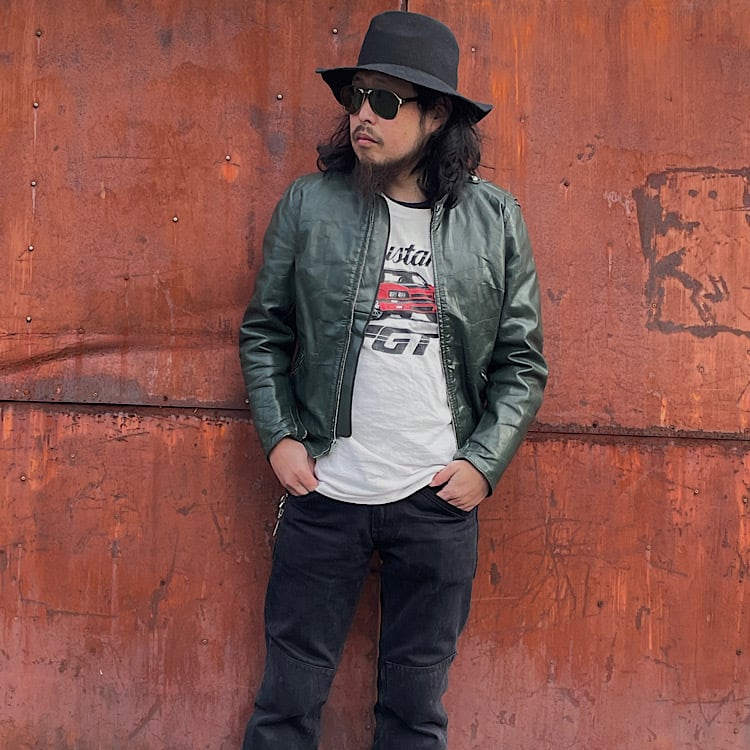 激レアカラー 60s Brooks シングルライダースジャケット ビンテージ