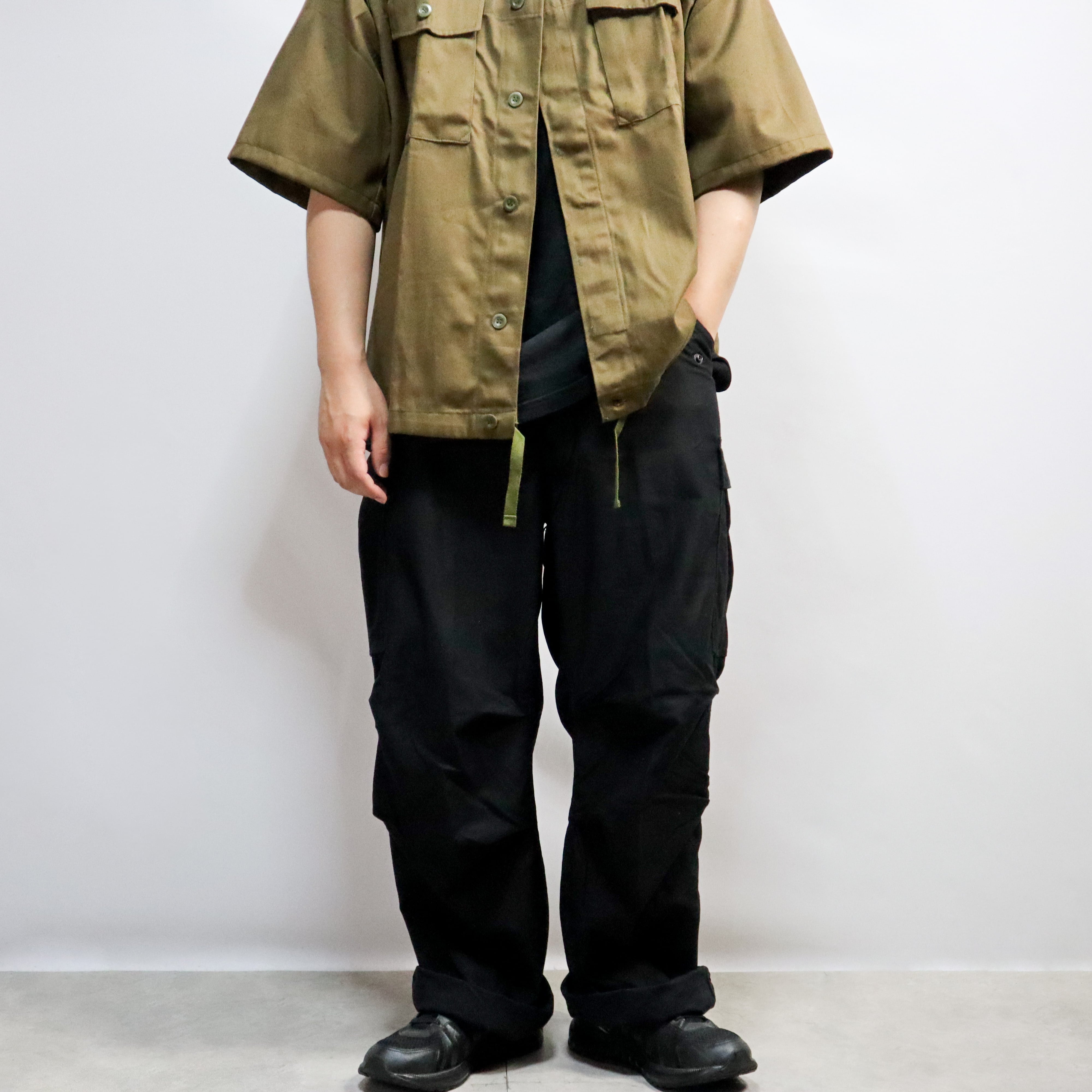 DEADSTOCK】U.S.ARMY M-65 FIELD TROUSERS BLACK-OVERDYED 米軍 M65 黒