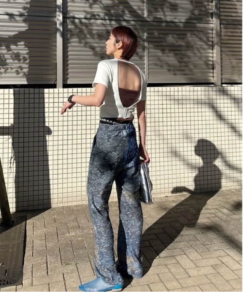 Ameri（アメリ）の「MEDI RACHEL FLUFFY ART PANTS（その他パンツ