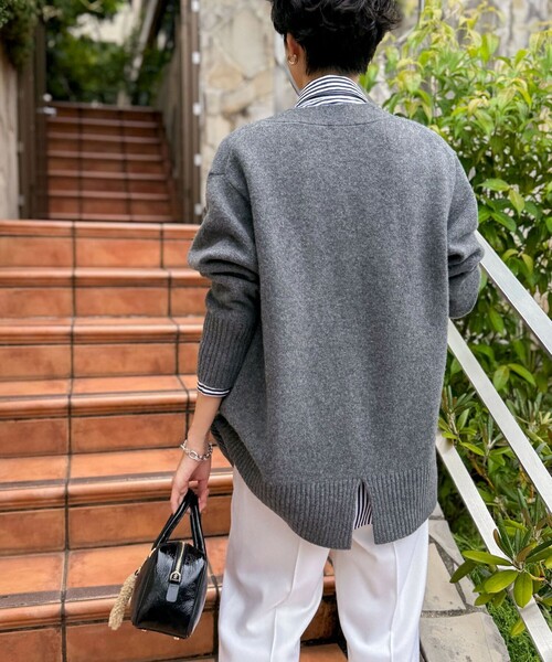 NOLLEY'S（ノーリーズ）の「◇【WEB限定】カシミヤブレンド長めVネック