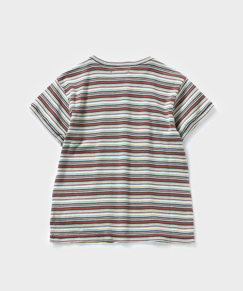 BIOTOP(ビオトープ) / WOMEN【FUMIKA_UCHIDA】MULTICOLOR STRIPE T