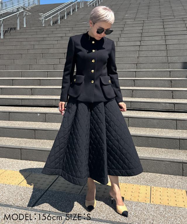 機能中綿キルティングスカート｜JENNE(ジェンヌ)公式通販：パリ