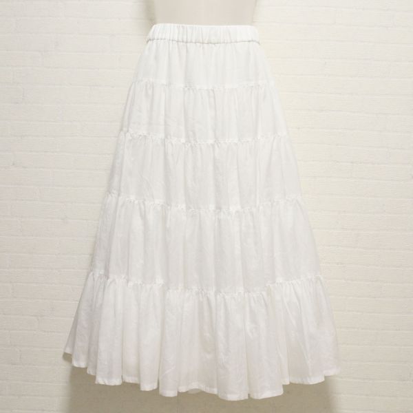 白ティアードスカート - ピンクハウス通販｜リサイクルブティックClub