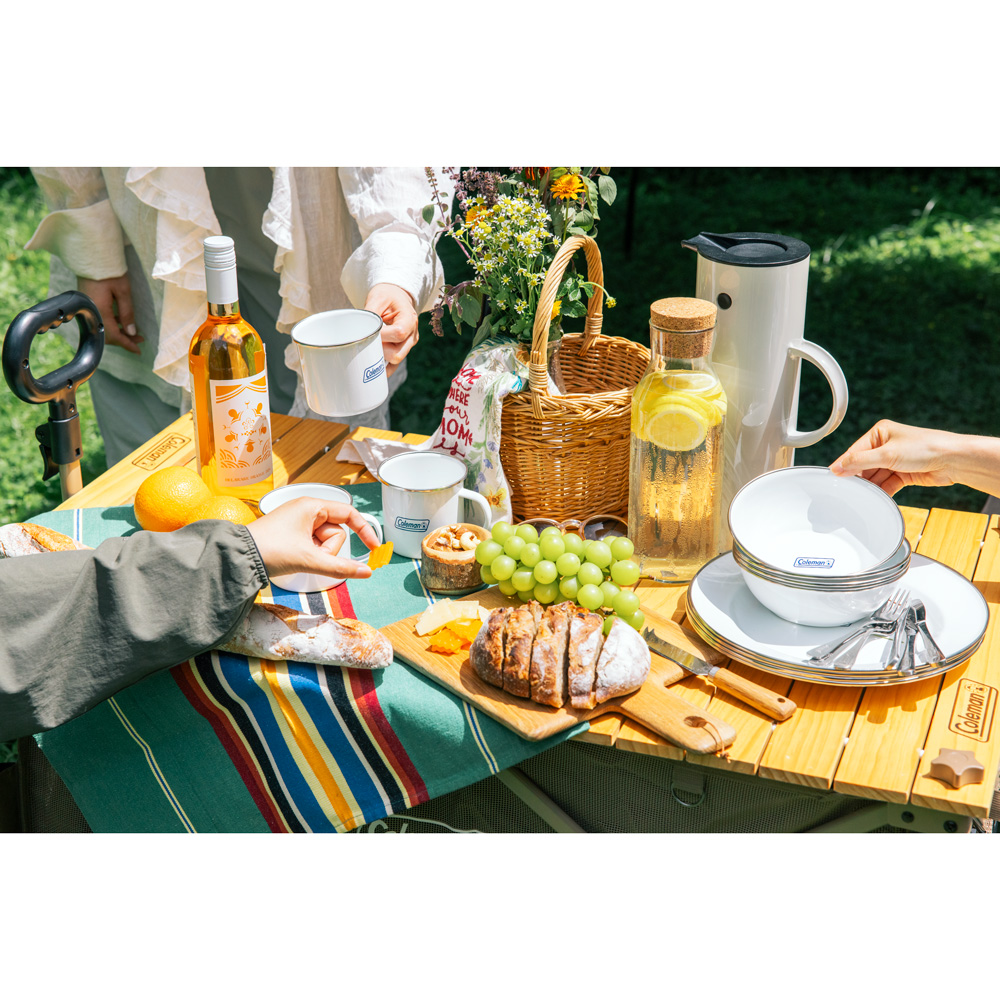 アウトドアワゴンウッドロールテーブルの通販｜キャンプ用品の